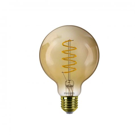 Ampoule vintage filament spiral LED - ⌀ 14.3 cm - PHILIPS - E27