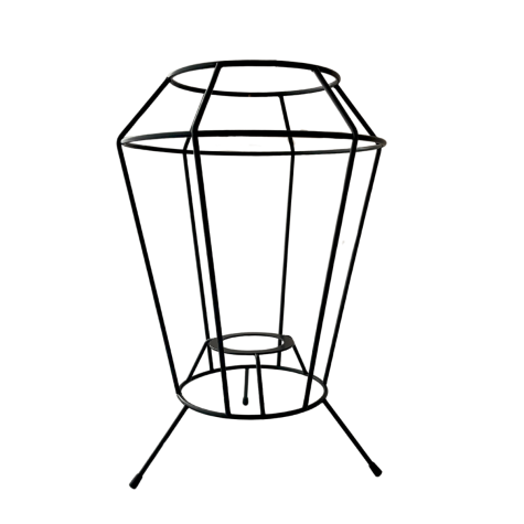 Carcasse d'abat-jour - Lampe à poser lanterne "fusée"
