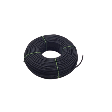 Cordon électrique textile noir - Vendu au mètre