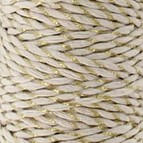 Habillage  - Corde coton 1.50 mm - doré - 30 M