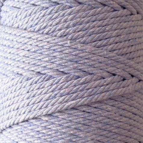 Habillage  - fil de coton Macramé - 2 mm - Lilas - 70 M