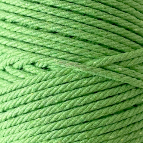 Habillage  - fil de coton Macramé - 2 mm - Vert pomme - 70 M
