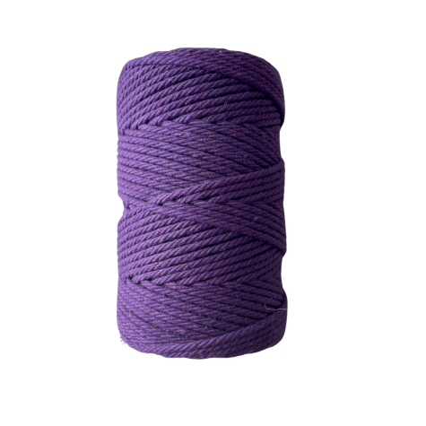 Habillage  - fil de coton Macramé - 2 mm - Violet - 70 M