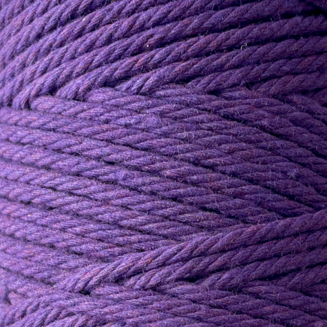 Habillage  - fil de coton Macramé - 2 mm - Violet - 70 M