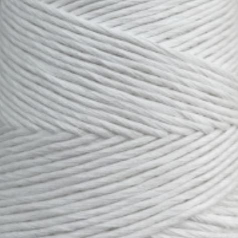 Habillage  - fil de coton Peigné - 2 mm - Blanc / 200 M