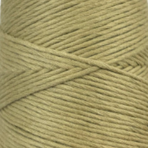 Habillage  - fil de coton Peigné - Paille - 2 mm -  / 200 M