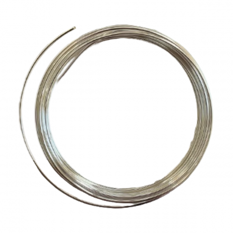 Loisirs créatif - Fils - fil aluminium argenté - 1.2 mm - 3 M