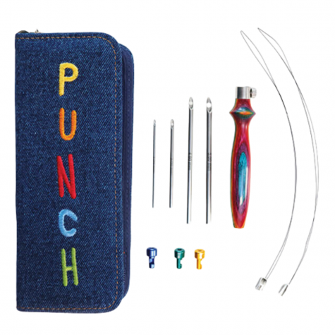 Loisirs créatifs  - aiguille à punch needle interchangeable - 4 aiguilles  - Multicolore
