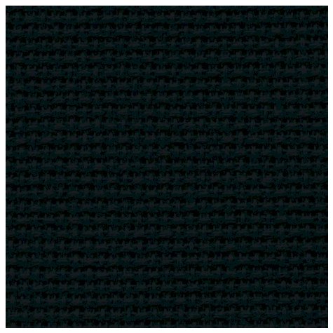 Mercerie - Coupon toile AÏDA 7.1 pts - Noir - 40 x 45 cm