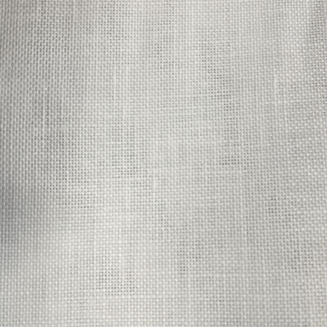 Mercerie - Coupon toile étamine lin 12 fils  - Blanc - 45 x 45 cm