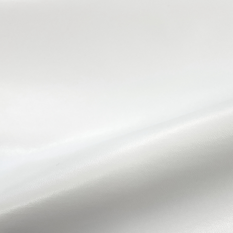 Mercerie - Tissu coupon 30 x 30 cm - simili cuir lisse - Blanc